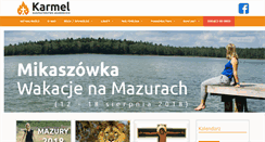 Desktop Screenshot of da.karmel.pl