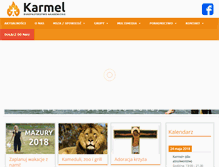 Tablet Screenshot of da.karmel.pl