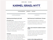 Tablet Screenshot of karmel.net