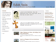 Tablet Screenshot of edithstein.karmel.at