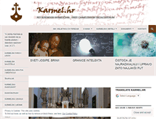 Tablet Screenshot of karmel.hr