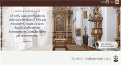 Desktop Screenshot of linz.karmel.at