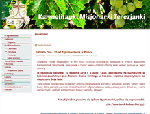 Tablet Screenshot of cmt.karmel.pl